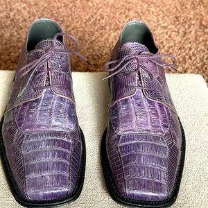 David Eden Men’s Genuine. CROCODILE/LIZARD Shoes